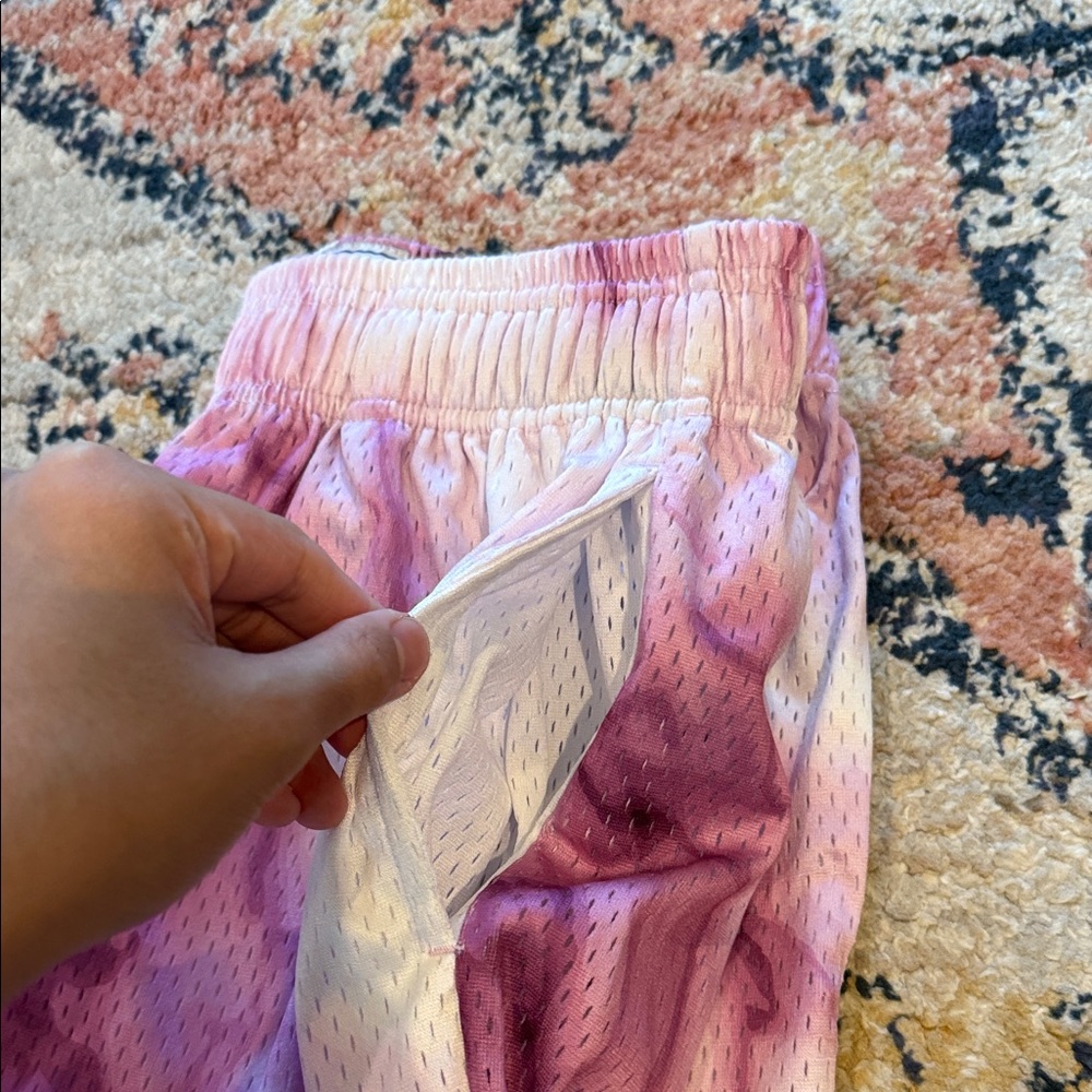 Inaka Power Pink and Purple Athletic Shorts - Picture 2 of 4